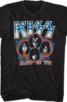 Alive In '77 KISS T-Shirt