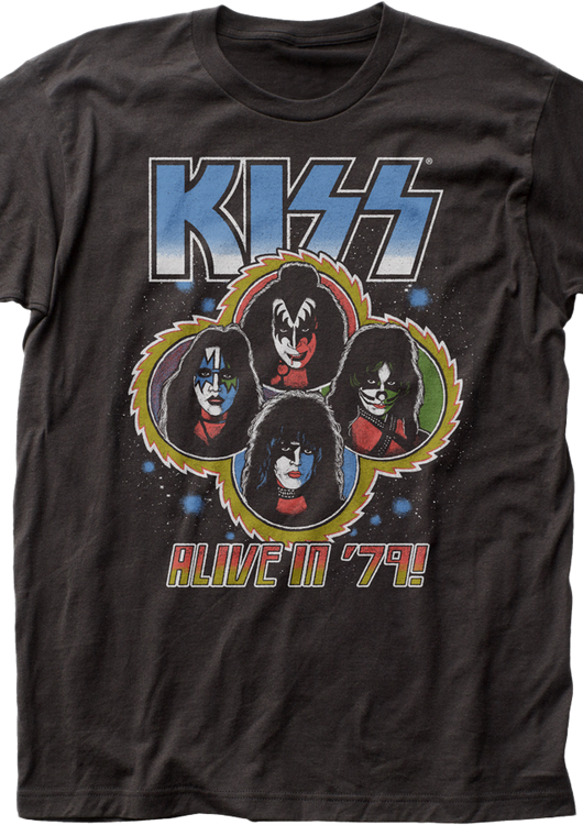 Alive In '79 KISS T-Shirt - main product image