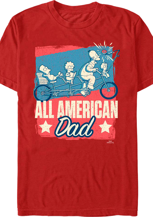 All American Dad The Simpsons T-Shirt - main product image