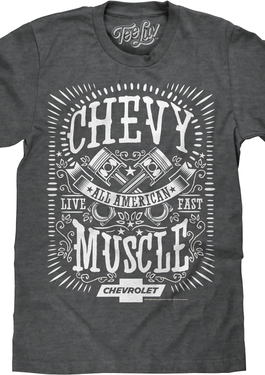 All American Muscle Chevrolet T-Shirt - main product image