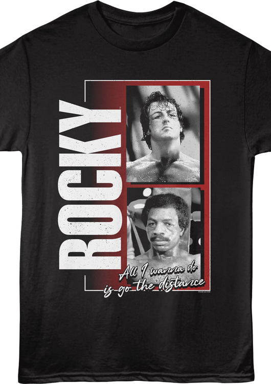 All I Wanna Do Is Go The Distance Photos Rocky T-Shirt - main product image