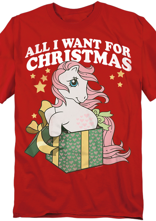 All I Want For Christmas My Little Pony T-Shirt - main product image