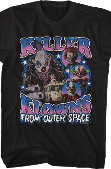 All-Star Collage Killer Klowns From Outer Space T-Shirt