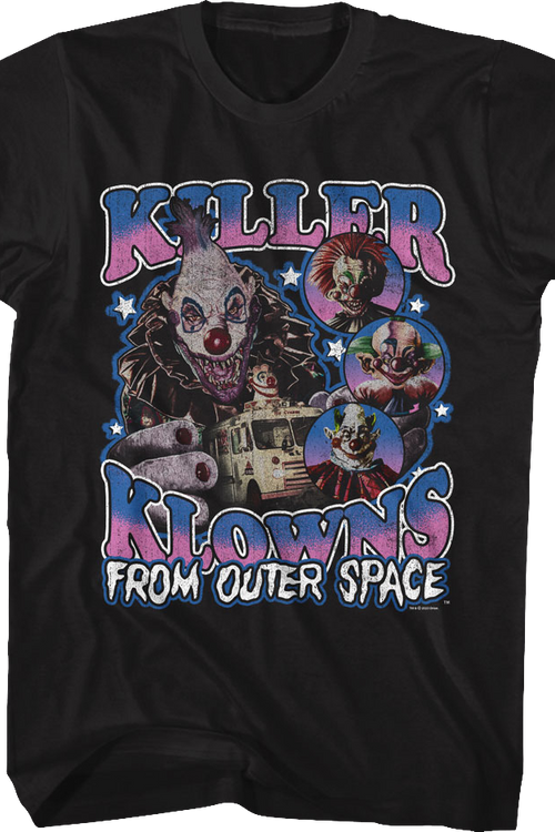 All-Star Collage Killer Klowns From Outer Space T-Shirt - main product image