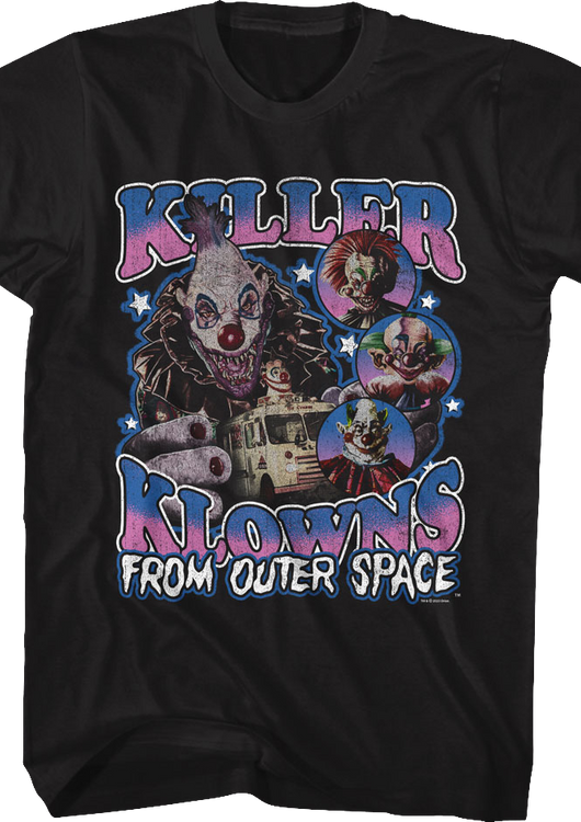 All-Star Collage Killer Klowns From Outer Space T-Shirt - main product image