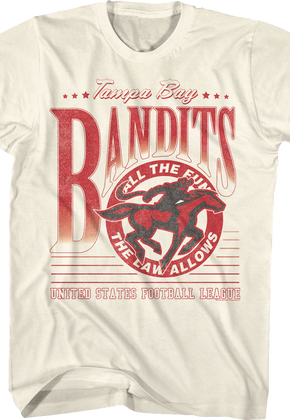 All The Fun The Law Allows Tampa Bay Bandits USFL T-Shirt