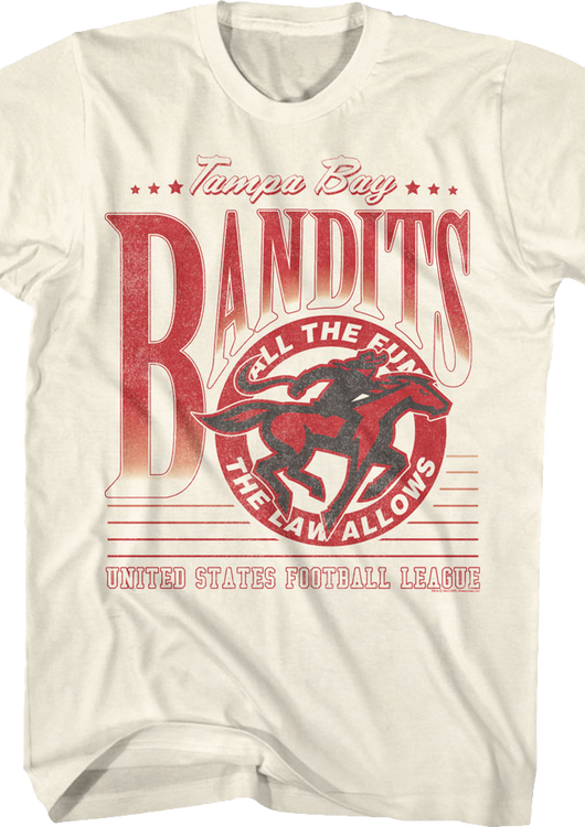 All The Fun The Law Allows Tampa Bay Bandits USFL T-Shirt - main product image
