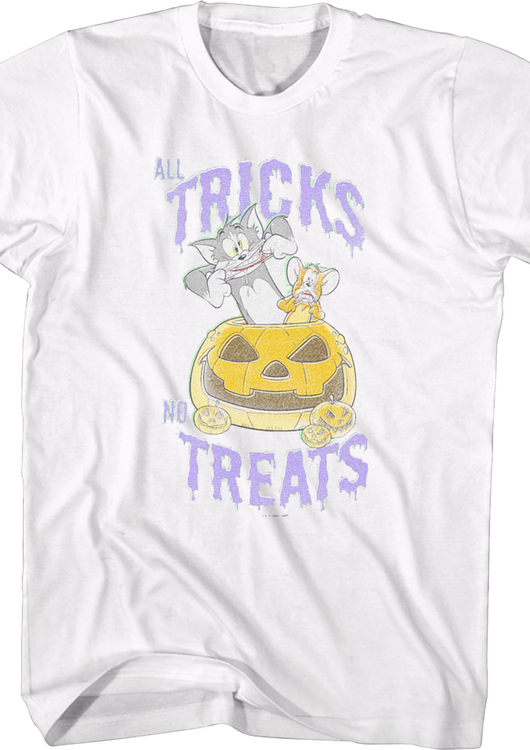 All Tricks No Treats Tom and Jerry T-Shirt - main product image