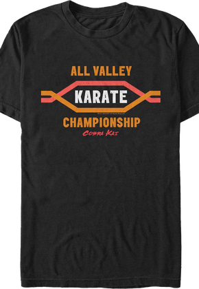 All Valley Karate Championship Cobra Kai T-Shirt