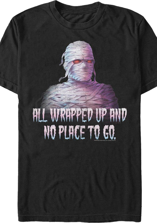 All Wrapped Up And No Place To Go Goosebumps T-Shirt - main product image