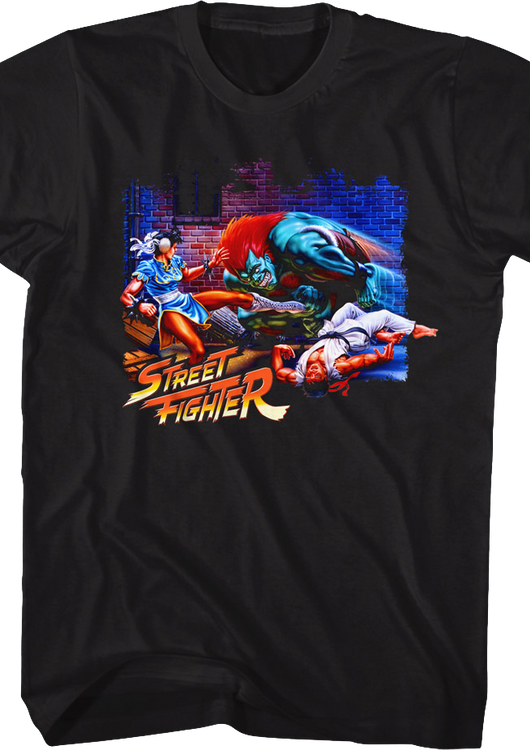 Alley Battle Street Fighter T-Shirt - main product image