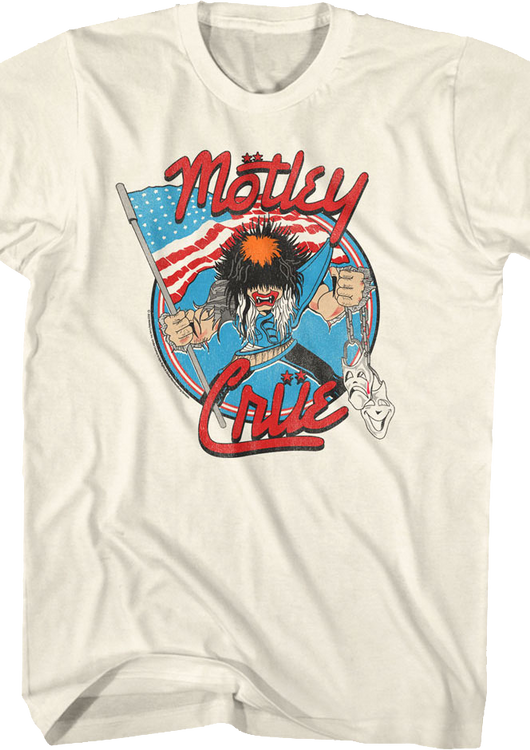 Allister Fiend American Flag Motley Crue T-Shirt - main product image