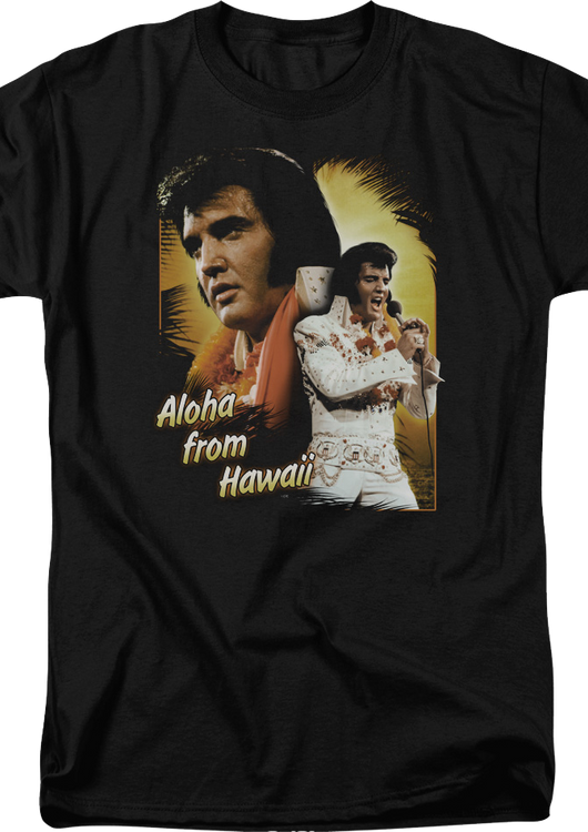 Aloha From Hawaii Collage Elvis Presley T-Shirt - main product image