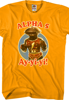 Alpha 5 Mighty Morphin Power Rangers T-Shirt