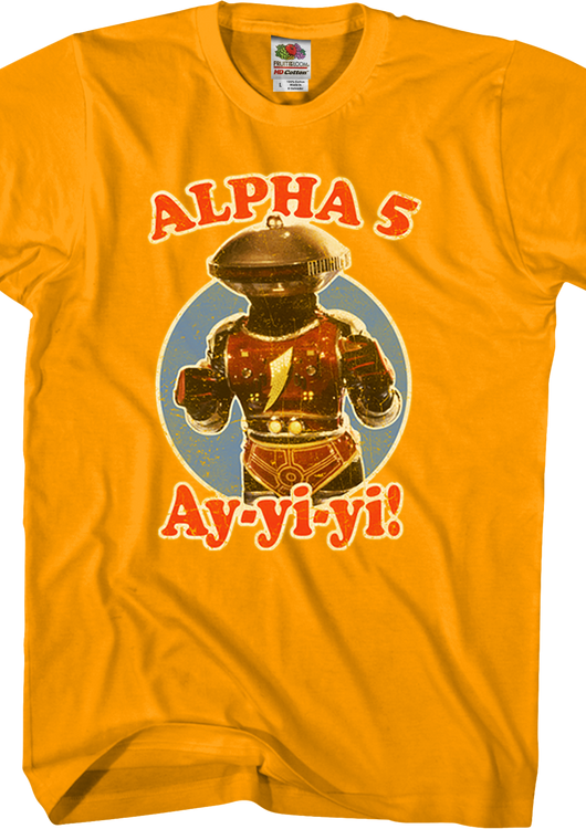 Alpha 5 Mighty Morphin Power Rangers T-Shirt - main product image