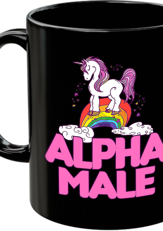 Alpha Male Unicorn Coffee Mug - main product image