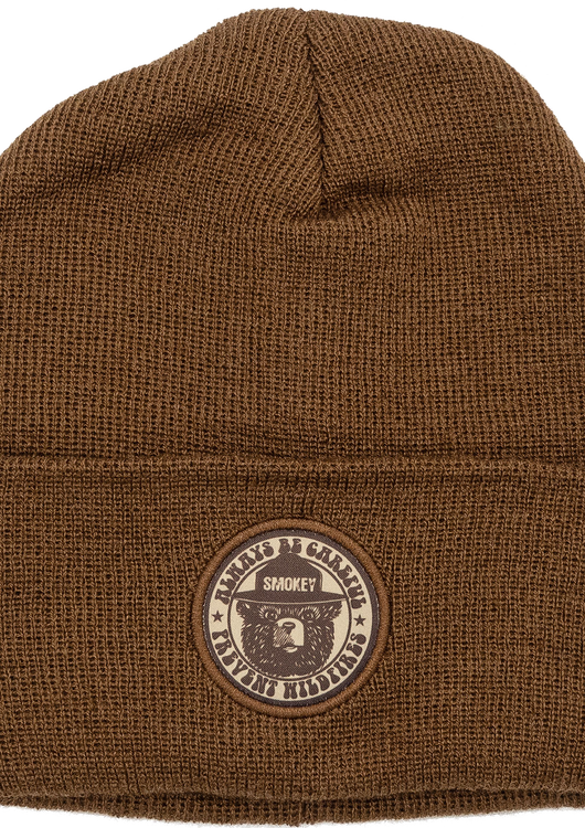Always Be Careful Smokey Bear Cuff Beanie - main product image