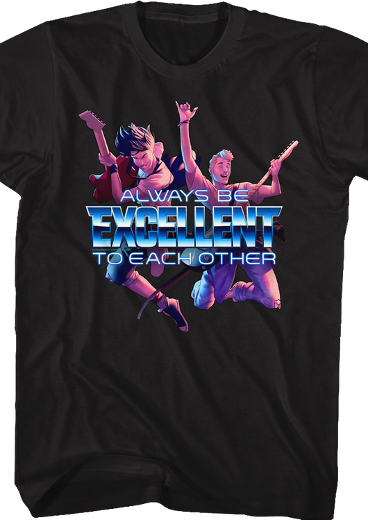Always Be Excellent To Each Other Bill and Ted T-Shirt - main product image