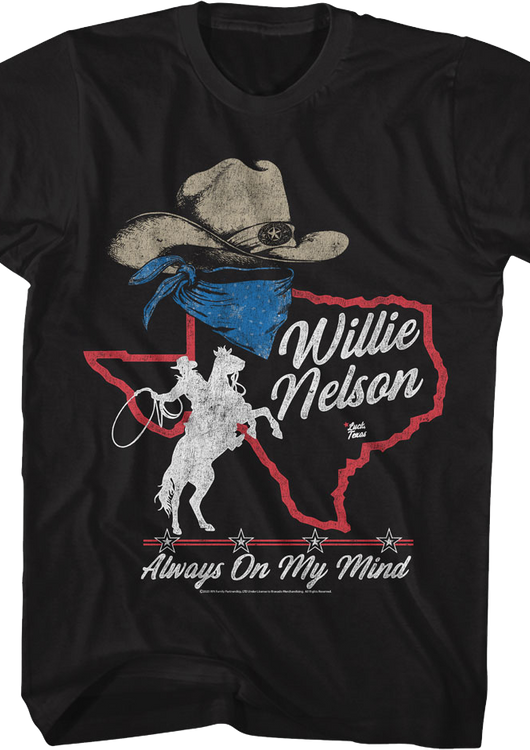 Always On My Mind Willie Nelson T-Shirt - main product image