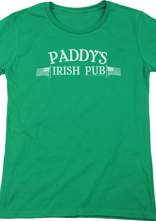 Always Sunny In Philadelphia Womens Paddys Pub T-Shirt - main product image