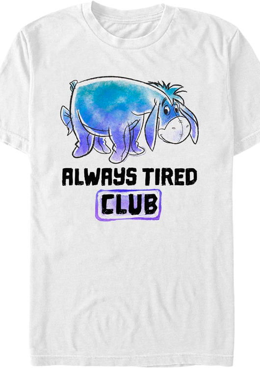 Always Tired Club Winnie The Pooh T-Shirt - main product image