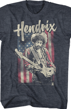 American Flag Jimi Hendrix T-Shirt