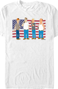 American Flag King of the Hill T-Shirt