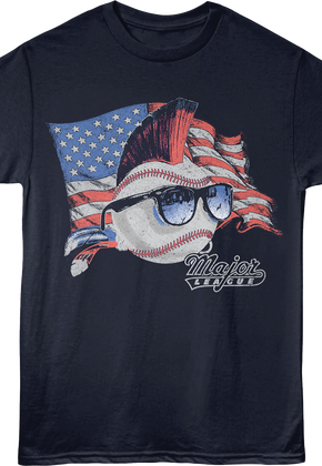 American Flag Logo Major League T-Shirt
