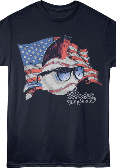 American Flag Logo Major League T-Shirt