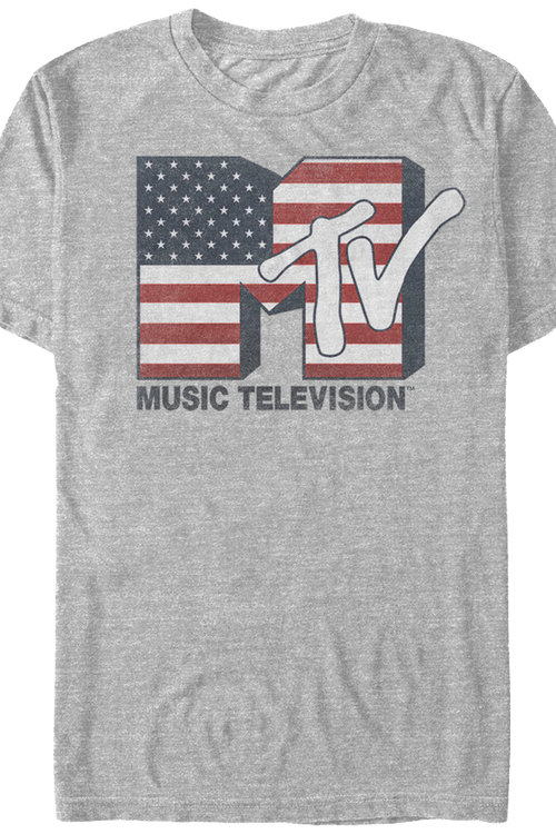 American Flag Logo MTV Shirtmain product image