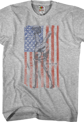 American Flag MASH T-Shirt