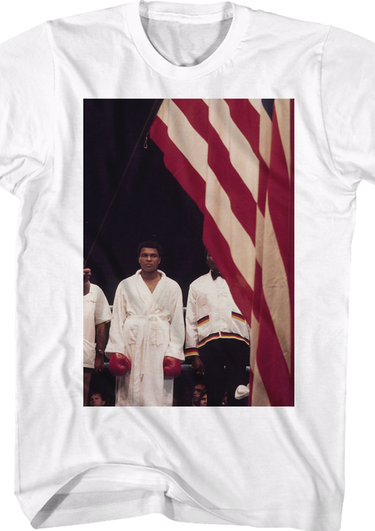 American Flag Muhammad Ali T-Shirt - main product image