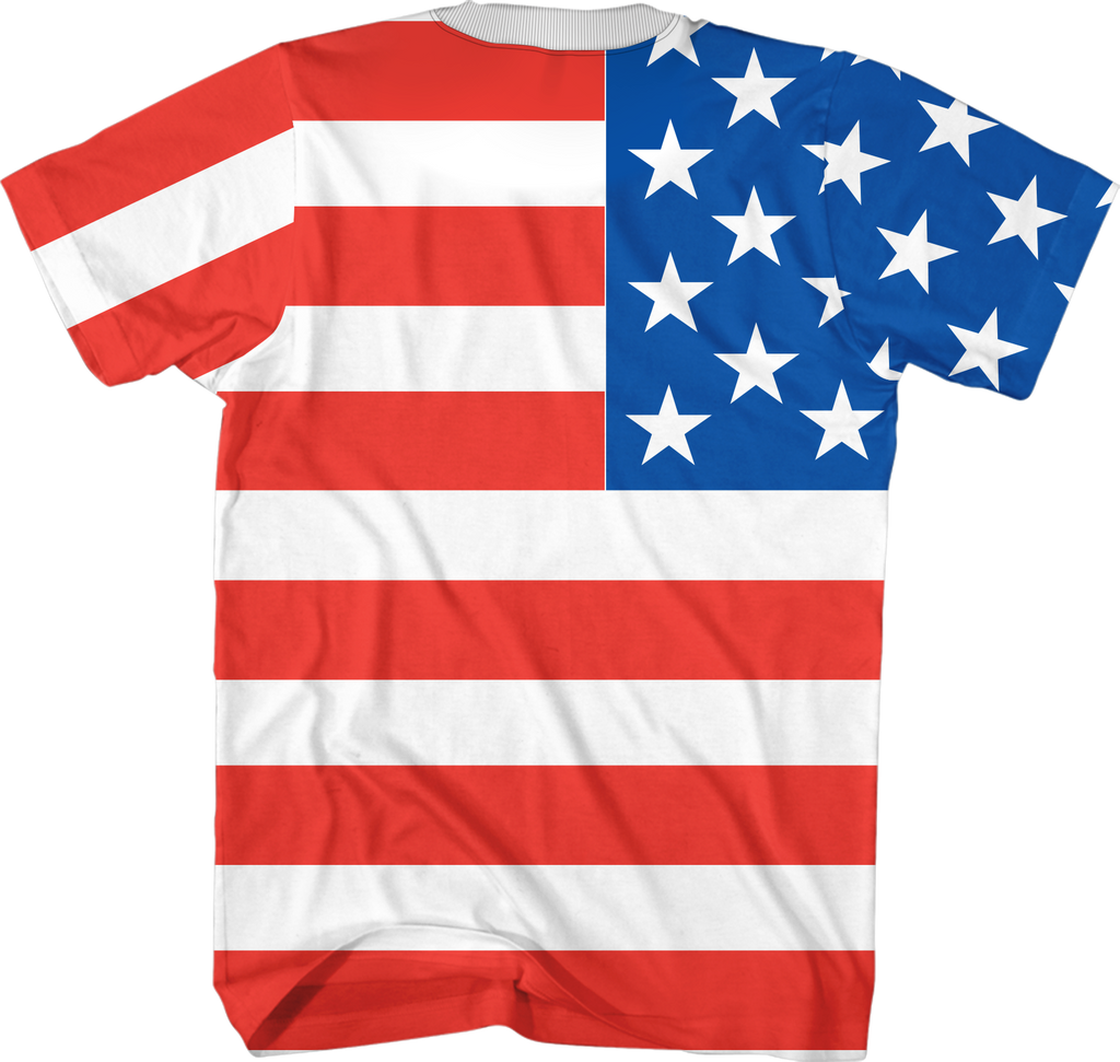 American Flag OK USA Bloodsport T-Shirt
