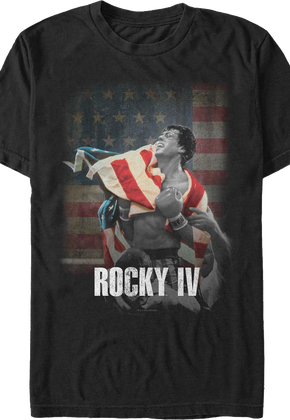 American Flag Rocky IV T-Shirt