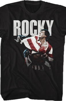 American Flag Rocky T-Shirt