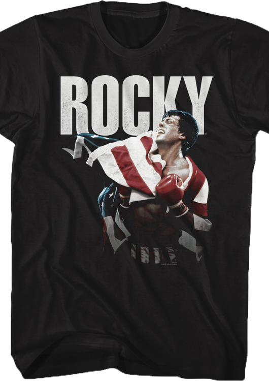 American Flag Rocky T-Shirt - main product image