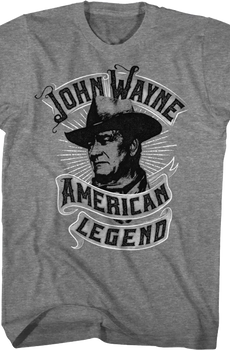 American Legend Banner John Wayne T-Shirt
