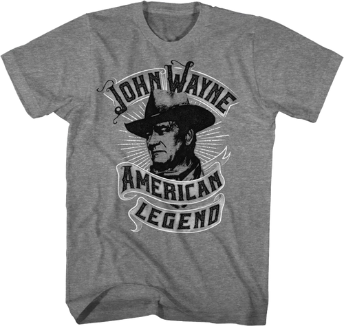 American Legend Banner John Wayne T-Shirt - main product image
