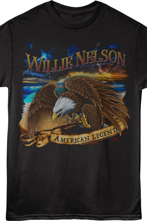 American Legend Banner Willie Nelson T-Shirtmain product image