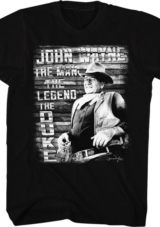 The Man The Legend The Duke John Wayne T-Shirt - main product image