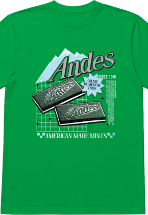 American Made Creme De Menthe Thins Andes Mints T-Shirt