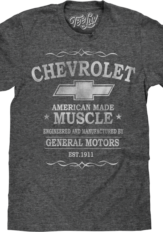 American Made Muscle Chevrolet T-Shirt - main product image