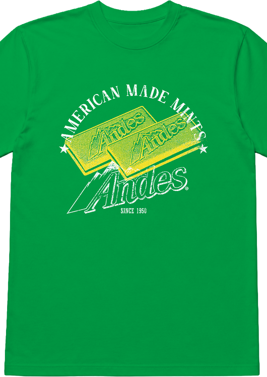 American Made Since 1950 Andes Mints T-Shirt - main product image