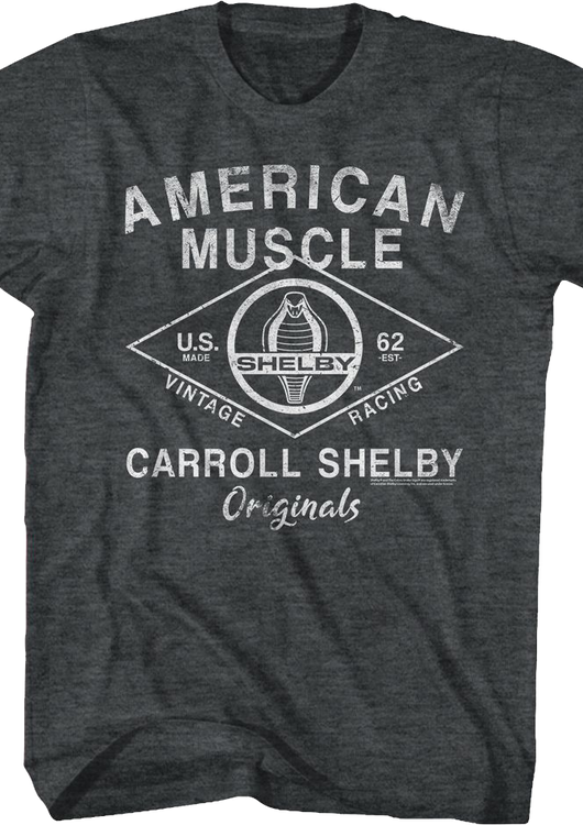 American Muscle Carroll Shelby T-Shirt - main product image