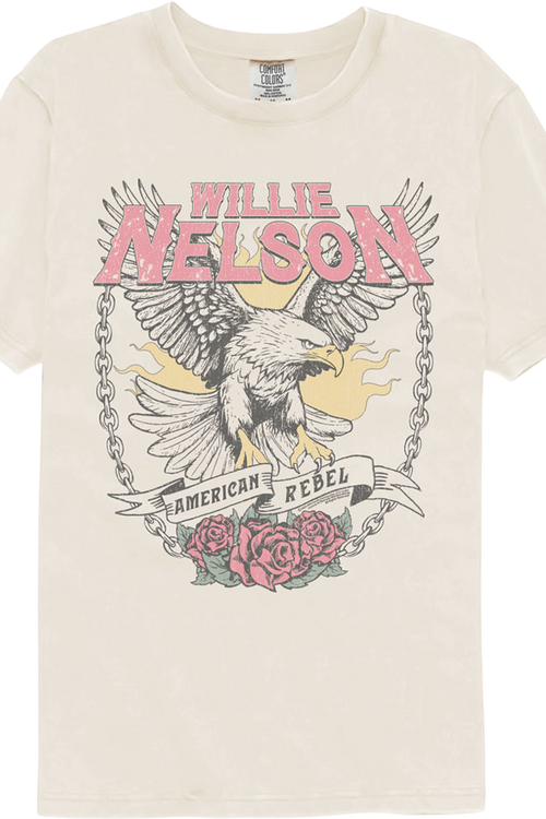 American Rebel Willie Nelson Comfort Colors Brand T-Shirtmain product image