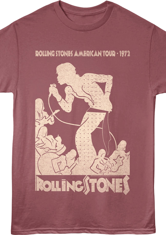 American Tour 1972 Rolling Stones T-Shirt - main product image