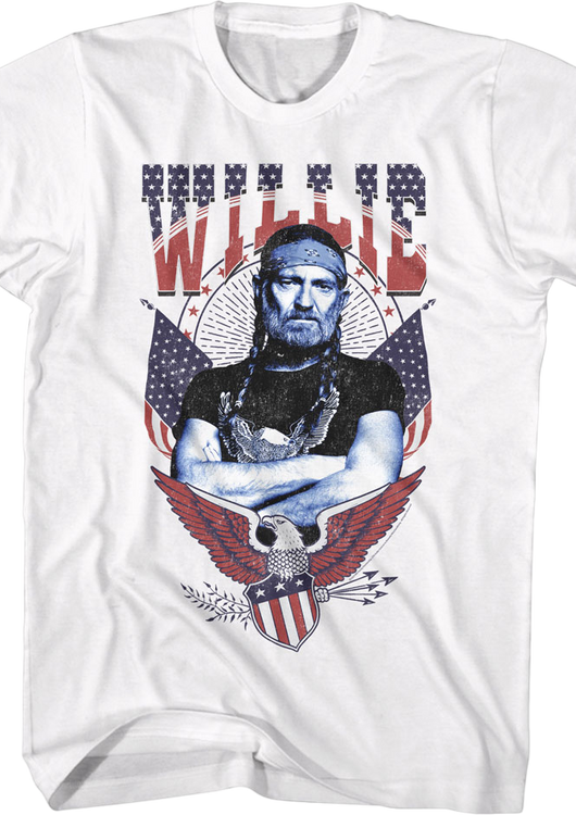 Americana Eagle Willie Nelson T-Shirt - main product image
