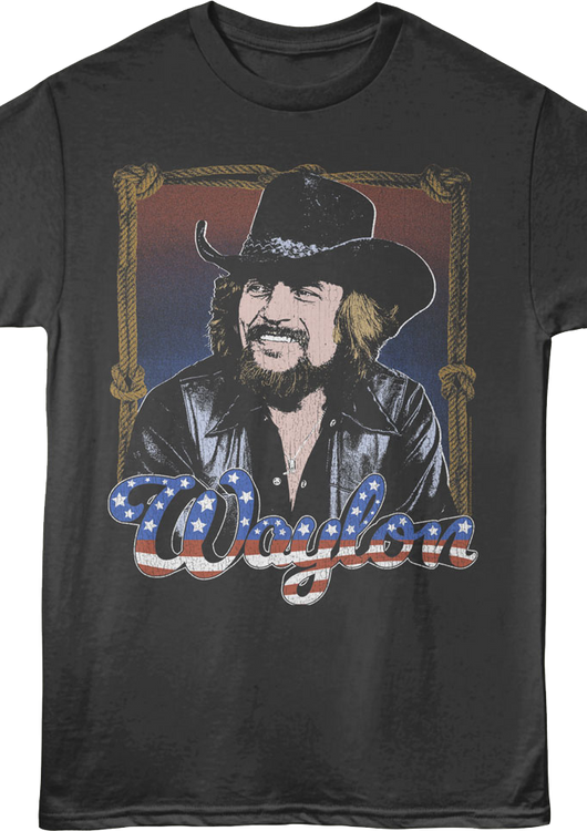 Americana Waylon Jennings T-Shirt - main product image