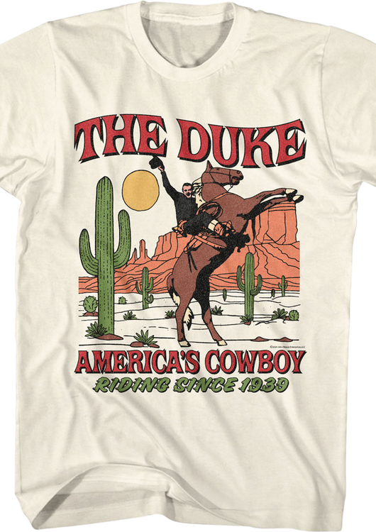 America's Cowboy John Wayne T-Shirt - main product image