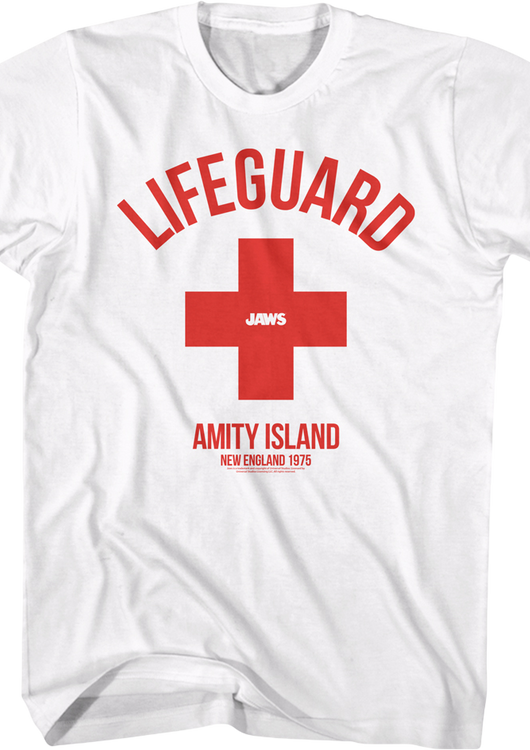 Amity Island Lifeguard Jaws T-Shirt - main product image